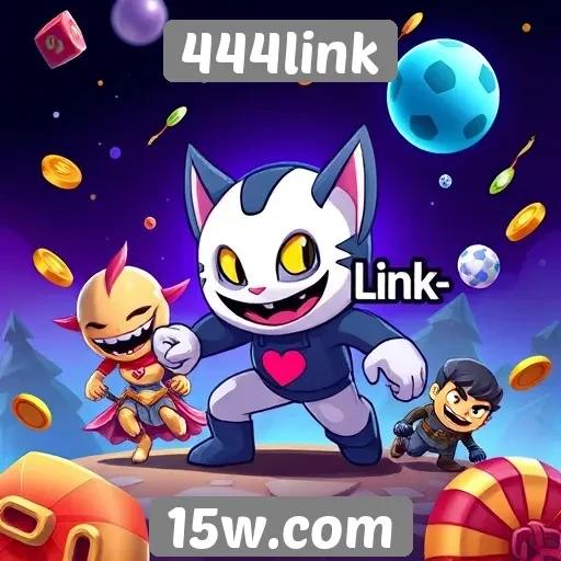 Diversidade de jogos disponíveis no 444link